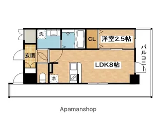 ソルテラスOSAKA千里丘駅前【11階】の間取り