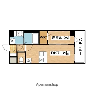 ファーストフィオーレ吹田ウインズテラス【1階】の間取り