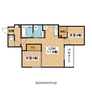 REGALEST ALBA【3階】の間取り