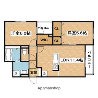 パル茨木【3階】の間取り