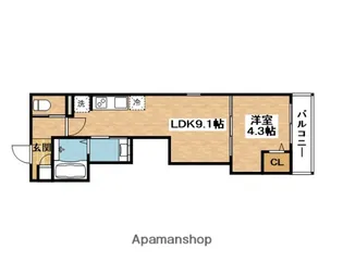 GRAND FORT【1階】の間取り
