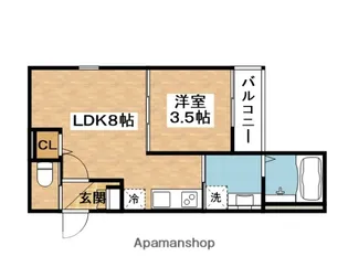 GRAND FORT【1階】の間取り