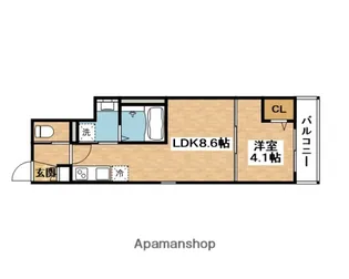 GRAND FORT【2階】の間取り