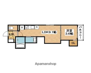GRAND FORT【2階】の間取り