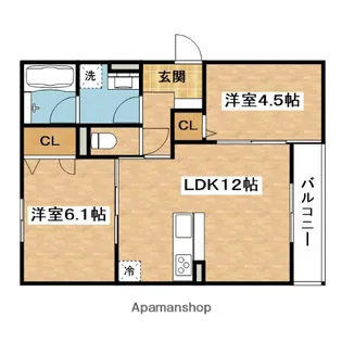 D−RESIDENCE垂水町【1階】の間取り
