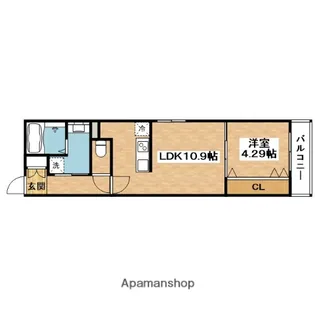 NEXRISE 日の出【1階】の間取り