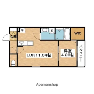イル・フィオーレ一津屋【1階】の間取り