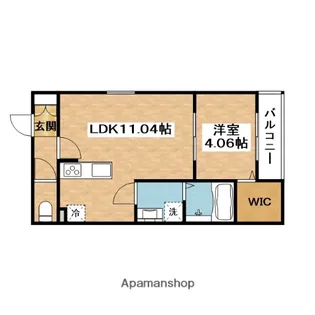 イル・フィオーレ一津屋【3階】の間取り