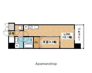 スプランディッド大阪EAST【5階】の間取り