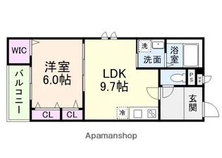 フジパレスGrand南茨木【1階】の間取り