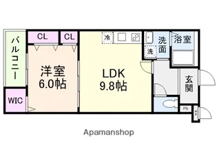 フジパレスGrand南茨木【1階】の間取り