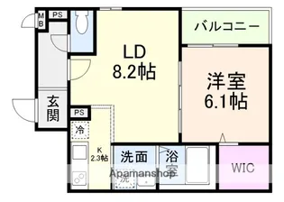フジパレス GRAND 南茨木【2階】の間取り
