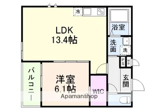 フジパレス戸伏【3階】の間取り