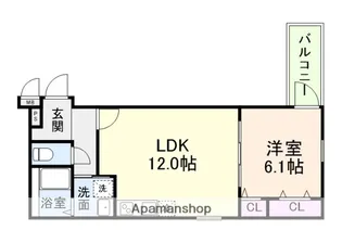 フジパレス戸伏【2階】の間取り