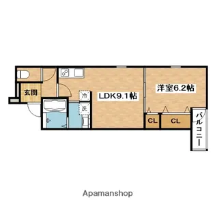 フジパレス ダイドウ2丁目【3階】の間取り