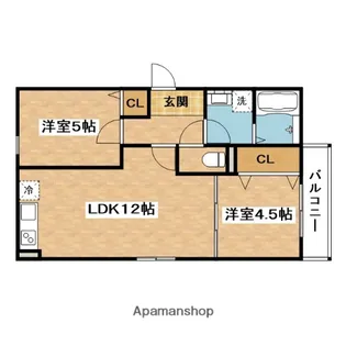 EIJU吹田南正雀【1階】の間取り