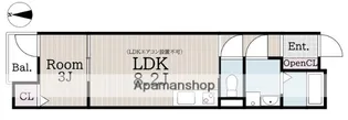 リブレメゾン豊里【2階】の間取り