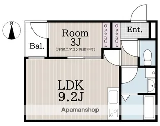 リブレメゾン豊里【2階】の間取り