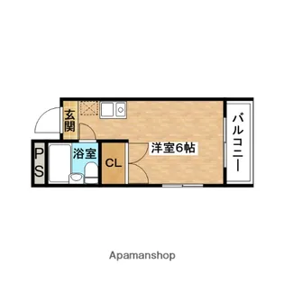 ロイヤル参番館【3階】の間取り