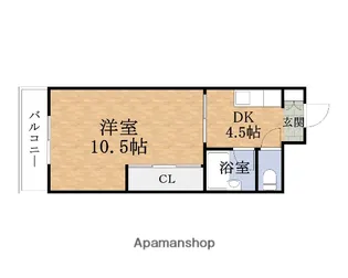 東洋プラザ高倉【5階】の間取り