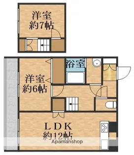 グランドピュア90【7階】の間取り