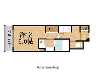 ブルーム友渕【3階】の間取り