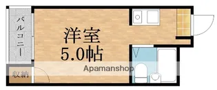 1Rの間取り画像