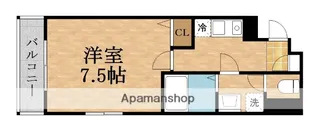 サンロイヤル都島【10階】の間取り