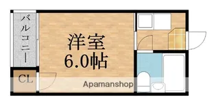 サニーハイツ都島【5階】の間取り