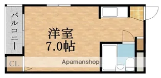 コーポ片町【4階】の間取り