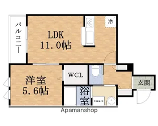 AGIO大宮【2階】の間取り
