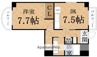 プルミエール関目【4階】の間取り