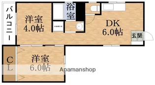 山陽コーポ【2階】の間取り