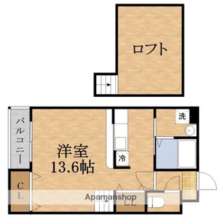 メゾンクレアスタイル【3階】の間取り