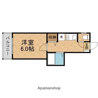 ラ・メールうつみ【3階】の間取り