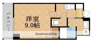 メッザーノオオハシ【3階】の間取り