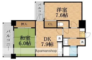 フォルム城東中央【7階】の間取り