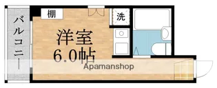 シャトー都島【2階】の間取り