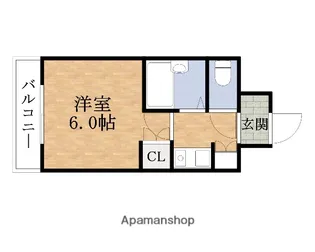 オズレジデンス関目【10階】の間取り