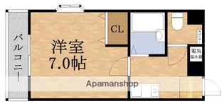 クレストヴィラ都島【4階】の間取り