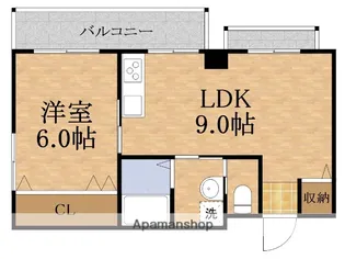 TSマンション【5階】の間取り