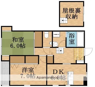 ラプランシュ御幸【6階】の間取り