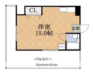 ハイツプライム【4階】の間取り