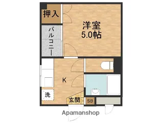 ドミール・立命【3階】の間取り