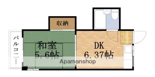 スカイ都島【3階】の間取り