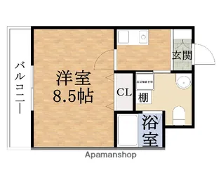 プラ・ディオ森小路【7階】の間取り