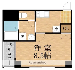 IF都島【6階】の間取り