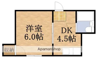 クリスタル高倉【3階】の間取り