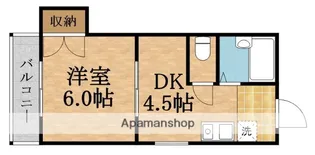 チェリー南コーポ【2階】の間取り