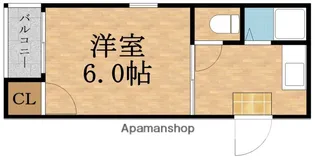 リバティ都島【1階】の間取り